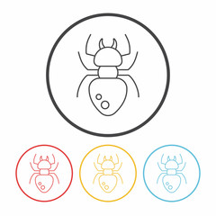 insect line icon