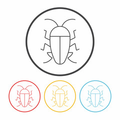 insect line icon