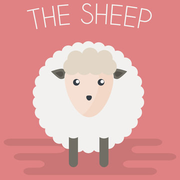 Sheep mascot Illustration