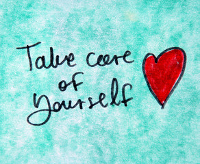 take care of yourself