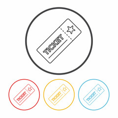 ticket line icon