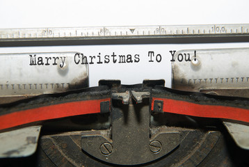 Sheet of paper with the inscription in the typewriter