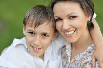 mother with her  daughter 