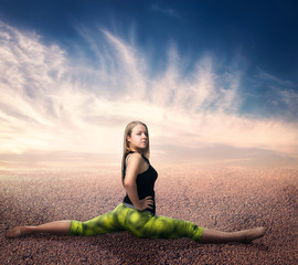 Stretching Outdoors