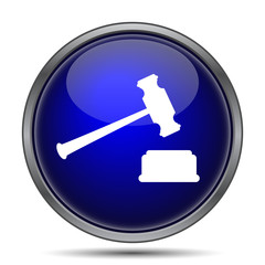 Judge hammer icon