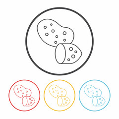 vegetables line icon