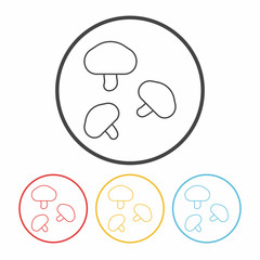 vegetables line icon