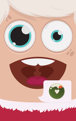 Christmas people vector illustration