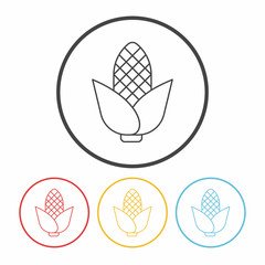 vegetables line icon