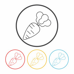 vegetables line icon