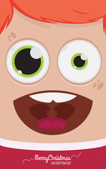 Christmas people vector illustration