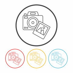 camera line icon