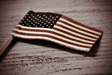 Obraz premium flag of the United States, vignetted