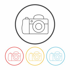 camera line icon