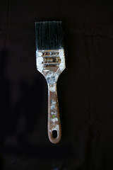 Paint brush black background