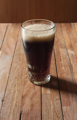 Sparkle water soda in glass water