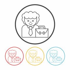 Occupation line icon