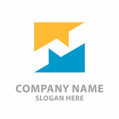 initial N talking logo icon