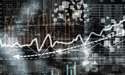 Man using modern technologies