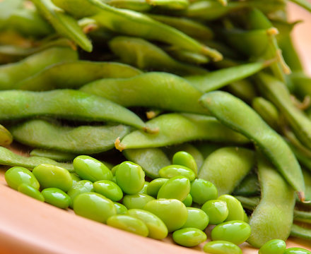 Green soybeans