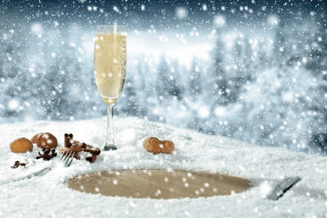 wooden table and desk space 