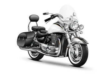 Fototapeta premium elegancki ciężki motocykl, gratis