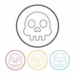 Skeleton line icon