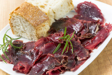 Detalle de tapa de cecina