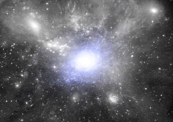 galaxy in a free space