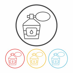 perfume line icon