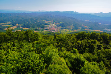 montaña con vistas girona