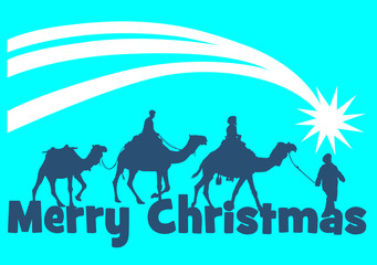 three kings Christmas card 