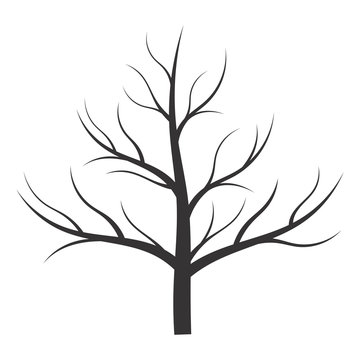Abstract illustration - tree silhouette
