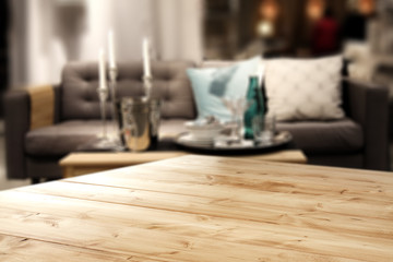 sofa and table 