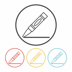 pen line icon