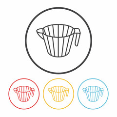 Filter Cup line icon