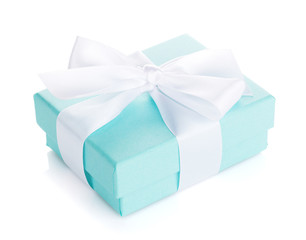 Gift box with bow