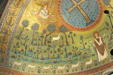 Saint Apollinaris and his flock