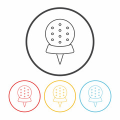 golf line icon