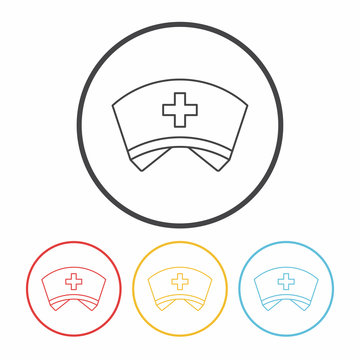 Nurse Hat Line Icon