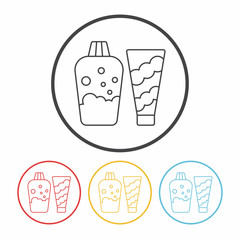 Bath Supplies line icon