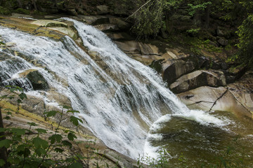 Harrachov, Wasserfall der Mumlava.