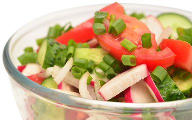 plate with salad