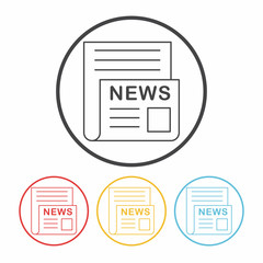 news line icon