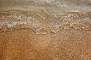  sand and small wave