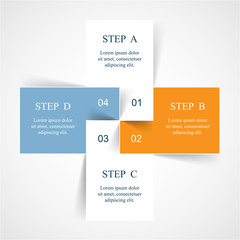 Vector infographic template
