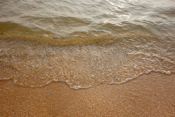  sand and small wave