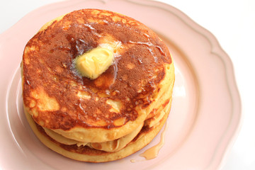 Pancakes isolated on white 