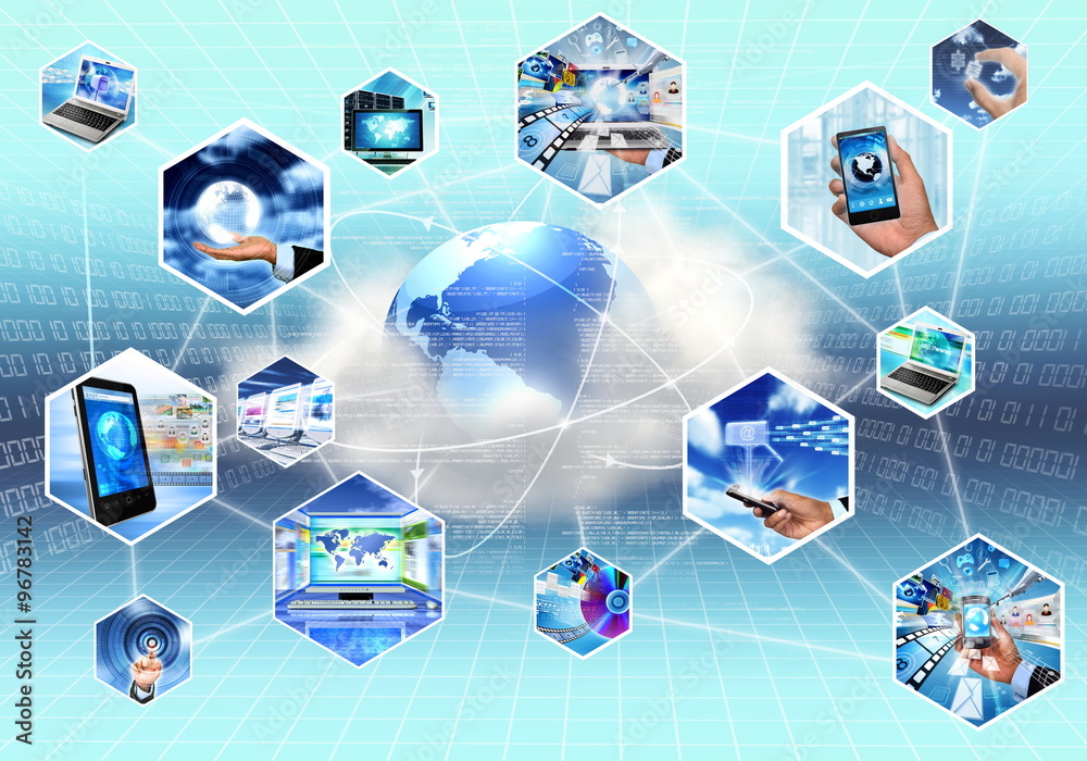 Canvas Prints internet and information technology
