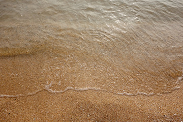  sand and small wave